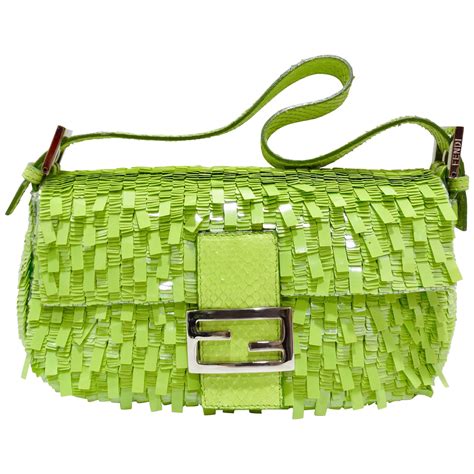 fendi baguette green|fendi baguette.